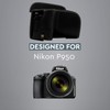 MegaGear PU Leather Case Compatible with Nikon Coolpix P950 -