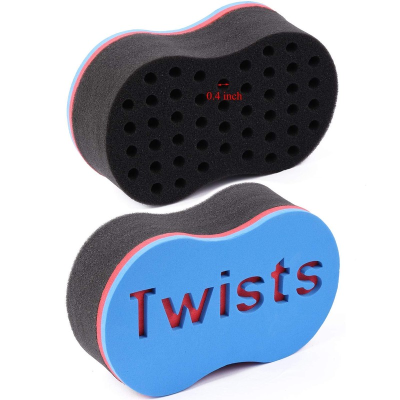 3 Pcs Hair Sponge for Curls and Dreads Afros Sponge