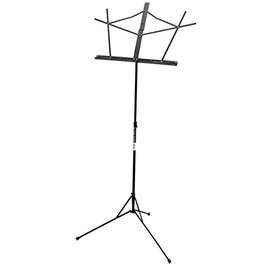 On-Stage SM7122B Compact Folding Sheet Music Stand, Black