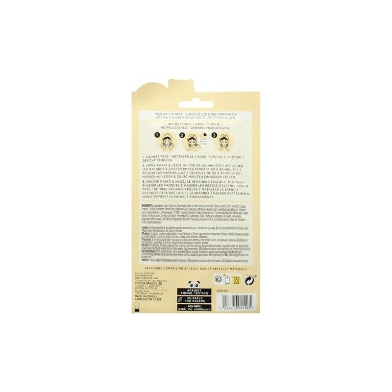 Eye Mask - Vitamin C by Oh K! for Unisex