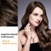 Kingming Champú Teñir Cabello Castaño Oscuro Cubrir Canas Ingredientes Base
