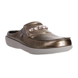REVITALIGN Women's Siesta Dazzle Mule, Pewter, 7.5