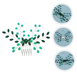 Abaodam 2pcs Crystal Rhinestone Hair Comb Side Comb for Women Hair Accessories for Wedding Bridal Decorative