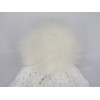SABBOT Chic Women's Hat with Fur Bobble Fleece Lining Winter