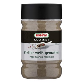 Kotanyi Pepper White Ground Spices for Bulk Consumers and Catering 650 g
