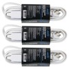 AXIS KIT45505X3 45505 3-Pack 3-Outlet Indoor Extension Cord, 8 feet,