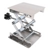 Stainless Steel Lab Jack Scissor Stand Platform 4x4in Expandable Height