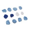 12pcs Car Polishing Pad Bonnet Set Strong Adsorbing Microfiber Synthetic