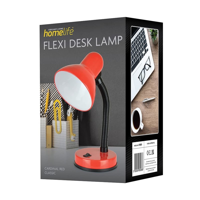 HOMELIFE 35w 'Classic' Flexi Desk Lamp with Versatile Flexible Neck