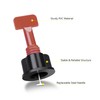 DC VOLTAGE Tile Leveling System Kit, 100pcs Reusable Tile Spacers