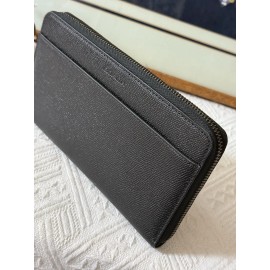 COACH F59120 NWT Accordion Travel Walllet - Crossgrain Leather Black