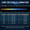 Autofeel 8 inch Led Light Bar, 30W 3100LM Spot Lights,