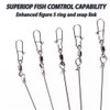 KULPORT Alabama Rig for Bass Fishing - 6PCS Umbrella A-Rig
