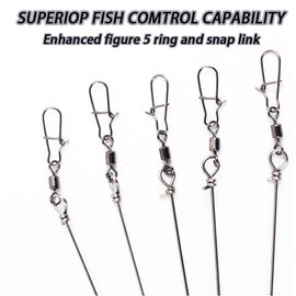 KULPORT Alabama Rig for Bass Fishing - 6PCS Umbrella A-Rig Lure with 4 Willow Leaf Blades, Freshwater/Saltwater Swimbait for Trout, Perch, Walleye