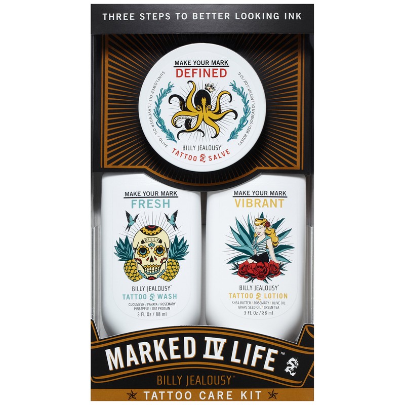 Billy Jealousy Marked IV Life Complete Tattoo Care Kit