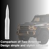 Medduw 5.5 inch White Bullet Antenna Replacement for Ford F150