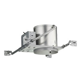Juno Lighting Group IC25 20 WH IC Rated Shallow Incandescent Universal Housing, Galvanized Steel