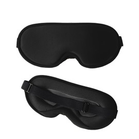 Light Blocking Sleep Masks,3D Ergonomic Design Black Stereo Deep Sleep Eye Mask Traveling, Taking a Nap as an Office Worker, or Working Outside of Work Hours Use