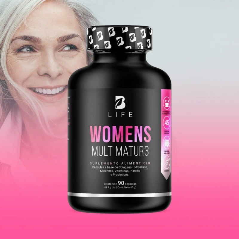 Multivitamínico Mujer Mayor Años Cáps Life