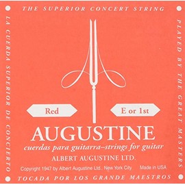 Augustine 650421 "Red Label Single E1" String for Classic Guitar