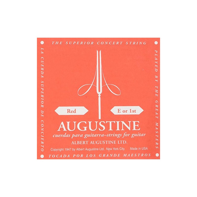Augustine 650421 "Red Label Single E1" String for Classic Guitar