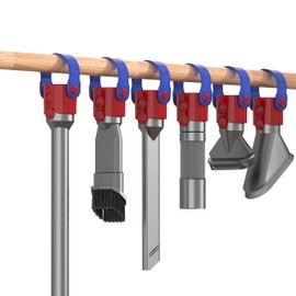 8PCs Accessory Hangers Compatible with Dyson V7 V8 V10 V11 V15 Vacuum Cleaners, Movable Attachment Holders Fit for Dyson Vacuum Accessory Storage Tool Replacement Part (Accessories NOT Included)