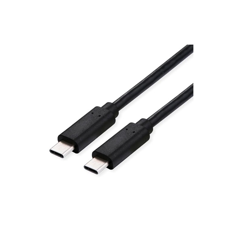 ROLINE USB4 Gen2x2 Cable, C-C, ST/ST, 20Gbit/s, 100W, Black, 2