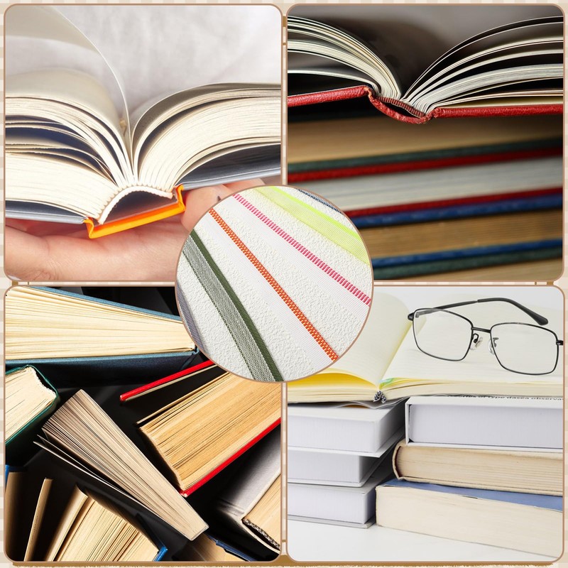 Pack of 52 Book Headbands, 30 x 1.4 cm Book