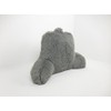 Arlee Shaggy Fur Bedrest Lounger, Charcoal