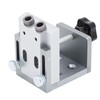 Oblique Hole Drilling Template Pocket Jig Dowel Clamps Device Set