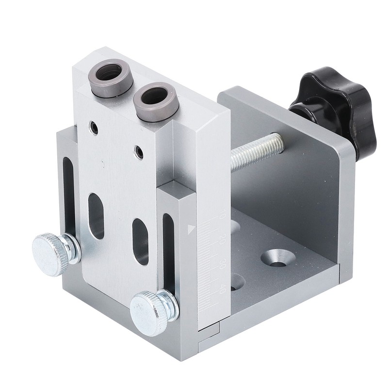 Oblique Hole Drilling Template Pocket Jig Dowel Clamps Device Set