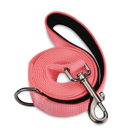 AUDWUD Soft Padded Handle Dog Lead, Relieves Hand Pressure, Portable, Strong, High Tensile Strength, Suitable for Small and Medium Dogs