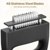 Meat Tenderizer Tool,Meat Tenderizer Stapler with 48 Stainless Steel Ultra
