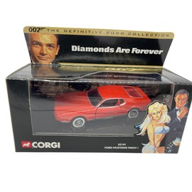 corgi james bond 007 the definitive bond collection diamonds are forever ford mustang mach 1 car 1:36 scale diecast model
