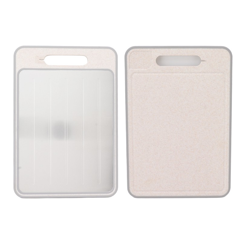 Defrosting Cutting Board Double Sided Chopping Board with Knife Sharpener