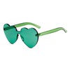 ADE WU Cute Heart Sunglasses for Women Men Trendy Fun
