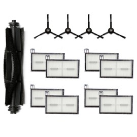 Robot Vacuum Replacement Parts Fit For Eufy X8 Pro Series, Fit For Eufy Clean X8 Pro Robot Vacuum (13PC-Brush Roll, Side Sweep, Hepa Filter)