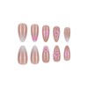 Almond Press on Nails Short Fake Nails Pink False Nails