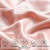 BEDELITE Pack of 2 Satin Cushion Covers 50 x 80
