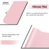 YACEYACE 3Pcs 15.7"x 11.8"x 0.03" Pink Silicone Mat, Silicone Mats,