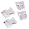 4Pcs Side Release Buckle 25x47mm Zinc Alloy Glossy Durable Wide