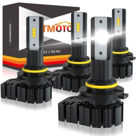 GTMOTO Can Am Renegade Commander Maverick 1000R Headlights 415129249 Bulbs, High and Low Beam Combo, 6000K Bright White Can-Am ATV UTV Lights, 4-Pack