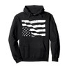 Upside Down American Flag SOS Distress Pullover Hoodie