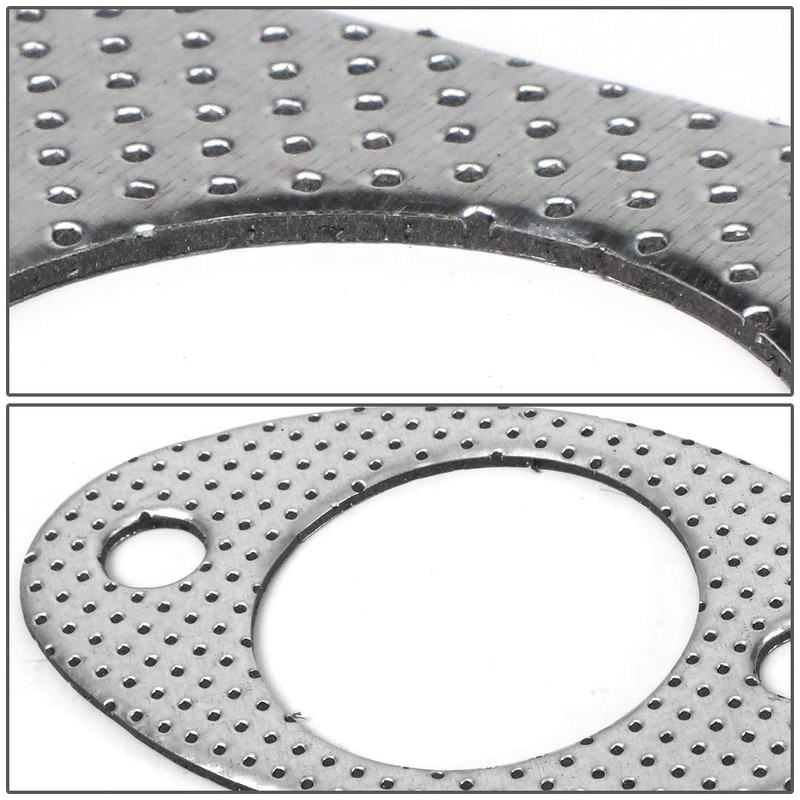 Aluminum Exhaust Manifold Header Gasket Set Compatible with 90-93 Mazda