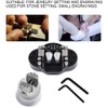 Ball Vise Engraving Setting Tool 360°Rotation Professional Ball Vise 30
