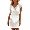 Jeasona Beach Coverups for Women Bathing Suit Swimsuit Swim Cover