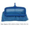 Swimming Pool Leaf Skimmer Net ABS Blue Reinforced Frame Heavy