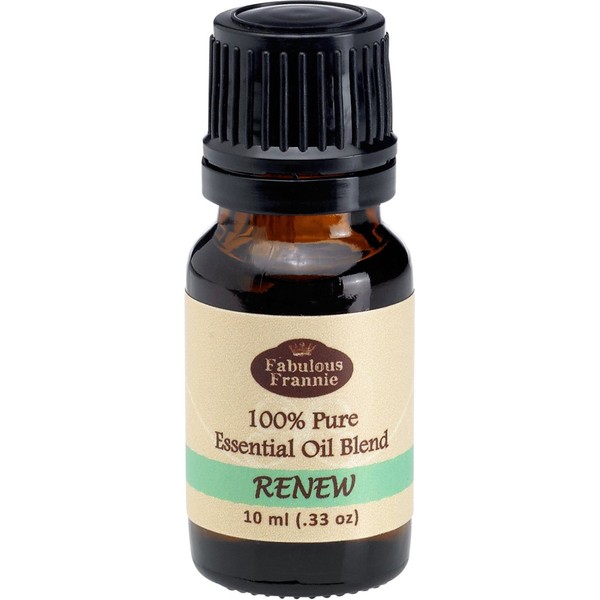 Renew Essential Oil Blend 100% Pure, Undiluted Essential Oil Blend Therapeutic Grade - 10 ml A Perfect Blend of Clove, Peppermint, Orange, Lavender, Rosemary and Eucalyptus Essential Oils.