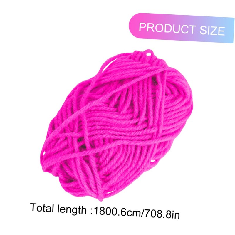 DOITOOL 12Pcs Handmade Wool Yarn Soft and Smooth Knitting String