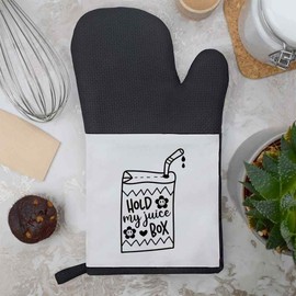 'Hold My Juice Box Funny Quotes ' Oven Glove/Mitt (OG00050975)